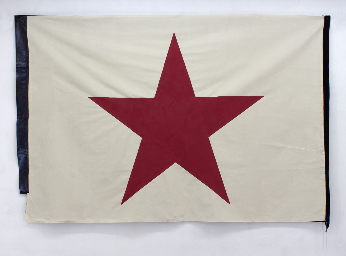 red star on a flag